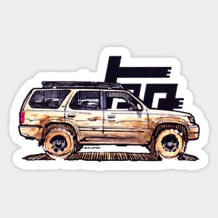 3rd Gen 4Runner TRD - Tan Sticker